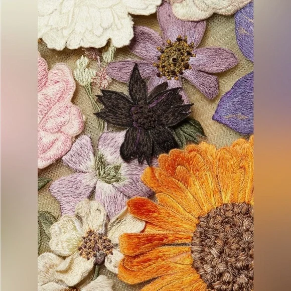 Embroidered Flowers Bell Skirt Mini Dress, Designed With Luxury in Mind… - Picture 7 of 17